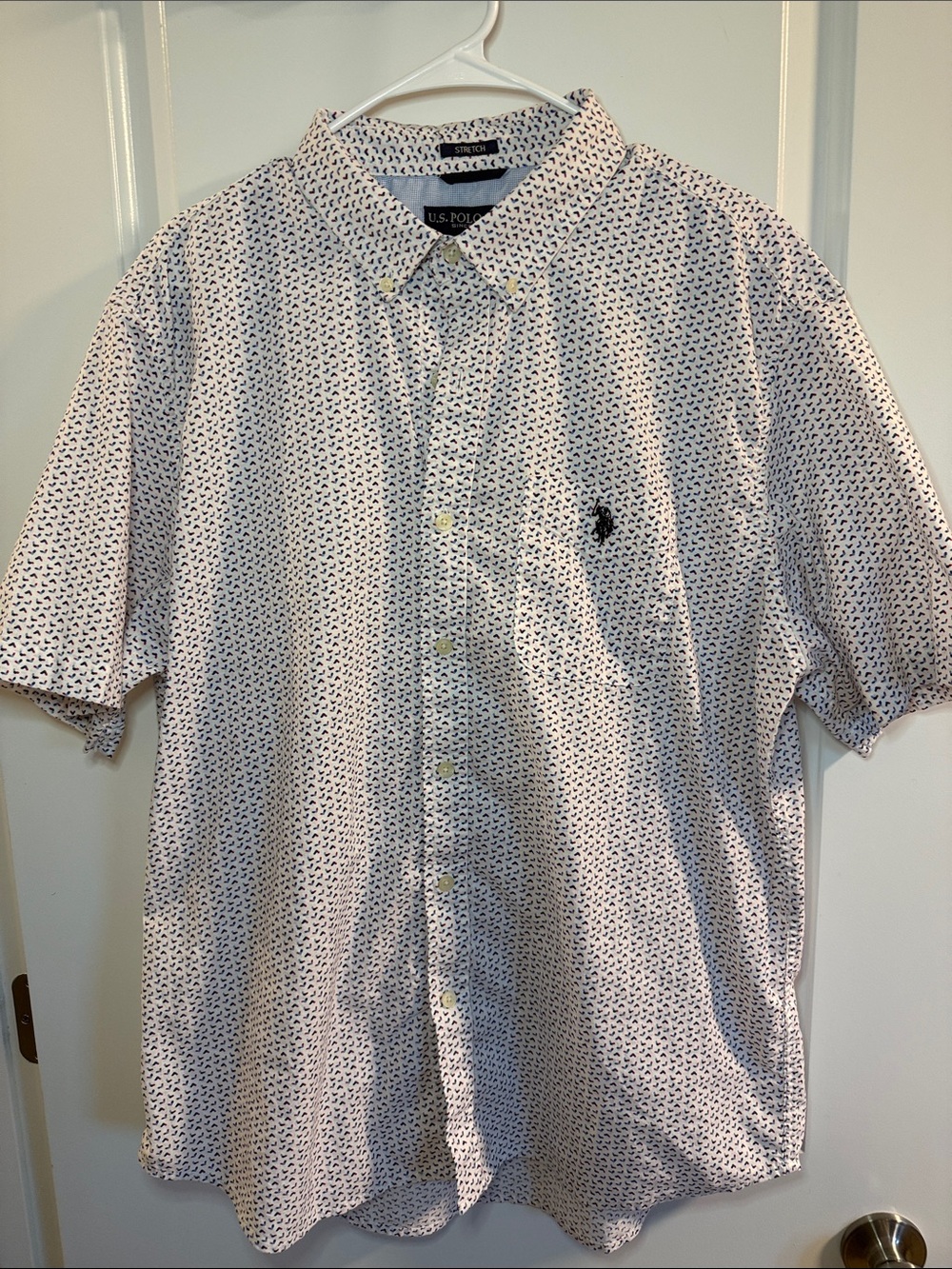 🥳 5 for $25 BUNDLE U.S. Polo Assn. White Short-Sleeve Button-Down XL